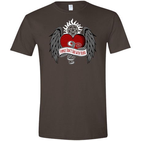 T-Shirts Dark Chocolate / S SPN Tattoo Men's Semi-Fitted Softstyle