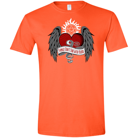 T-Shirts Orange / S SPN Tattoo Men's Semi-Fitted Softstyle