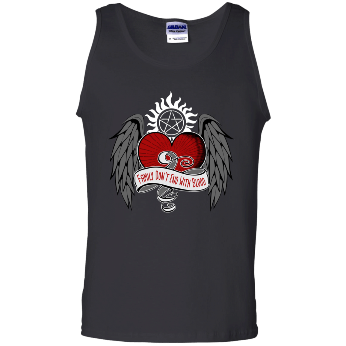 T-Shirts Black / S SPN Tattoo Men's Tank Top