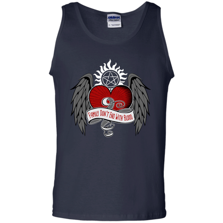 T-Shirts Navy / S SPN Tattoo Men's Tank Top
