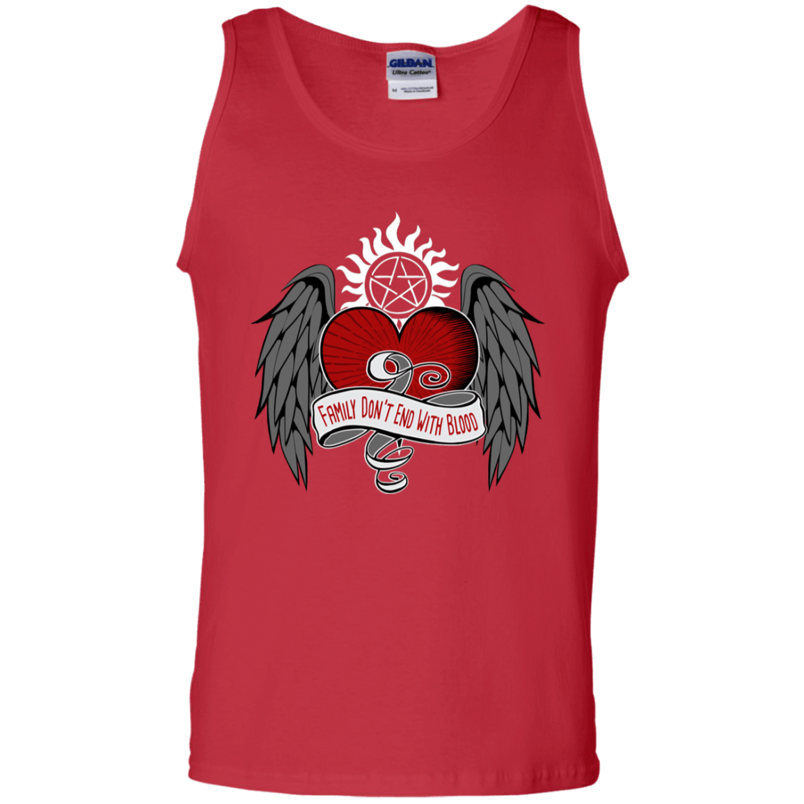 T-Shirts Red / S SPN Tattoo Men's Tank Top