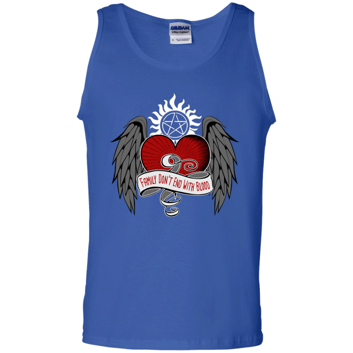 T-Shirts Royal / S SPN Tattoo Men's Tank Top