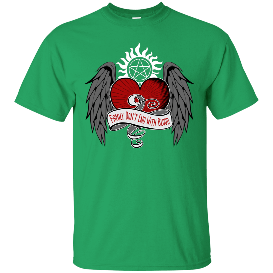 T-Shirts Irish Green / S SPN Tattoo T-Shirt