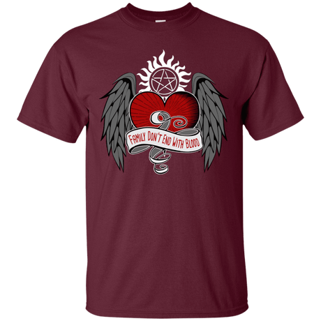 T-Shirts Maroon / S SPN Tattoo T-Shirt