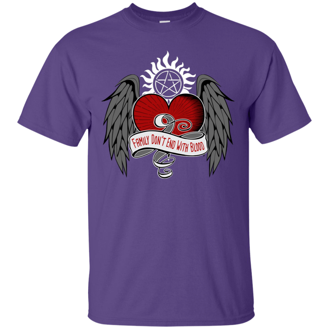 T-Shirts Purple / S SPN Tattoo T-Shirt