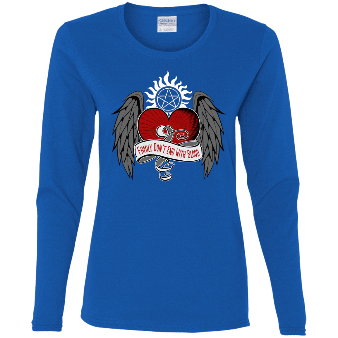 T-Shirts Royal / S SPN Tattoo Women's Long Sleeve T-Shirt