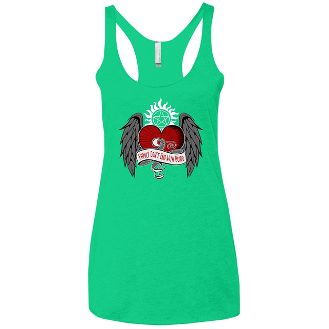 T-Shirts Envy / X-Small SPN Tattoo Women's Triblend Racerback Tank