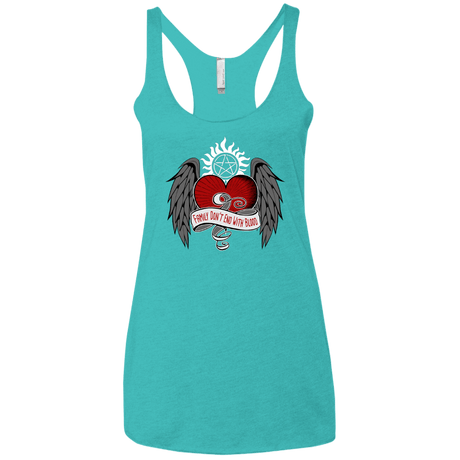 T-Shirts Tahiti Blue / X-Small SPN Tattoo Women's Triblend Racerback Tank