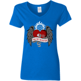 T-Shirts Royal / S SPN Tattoo Women's V-Neck T-Shirt