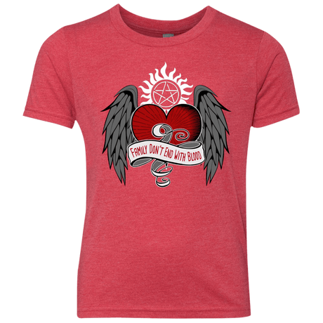 T-Shirts Vintage Red / YXS SPN Tattoo Youth Triblend T-Shirt