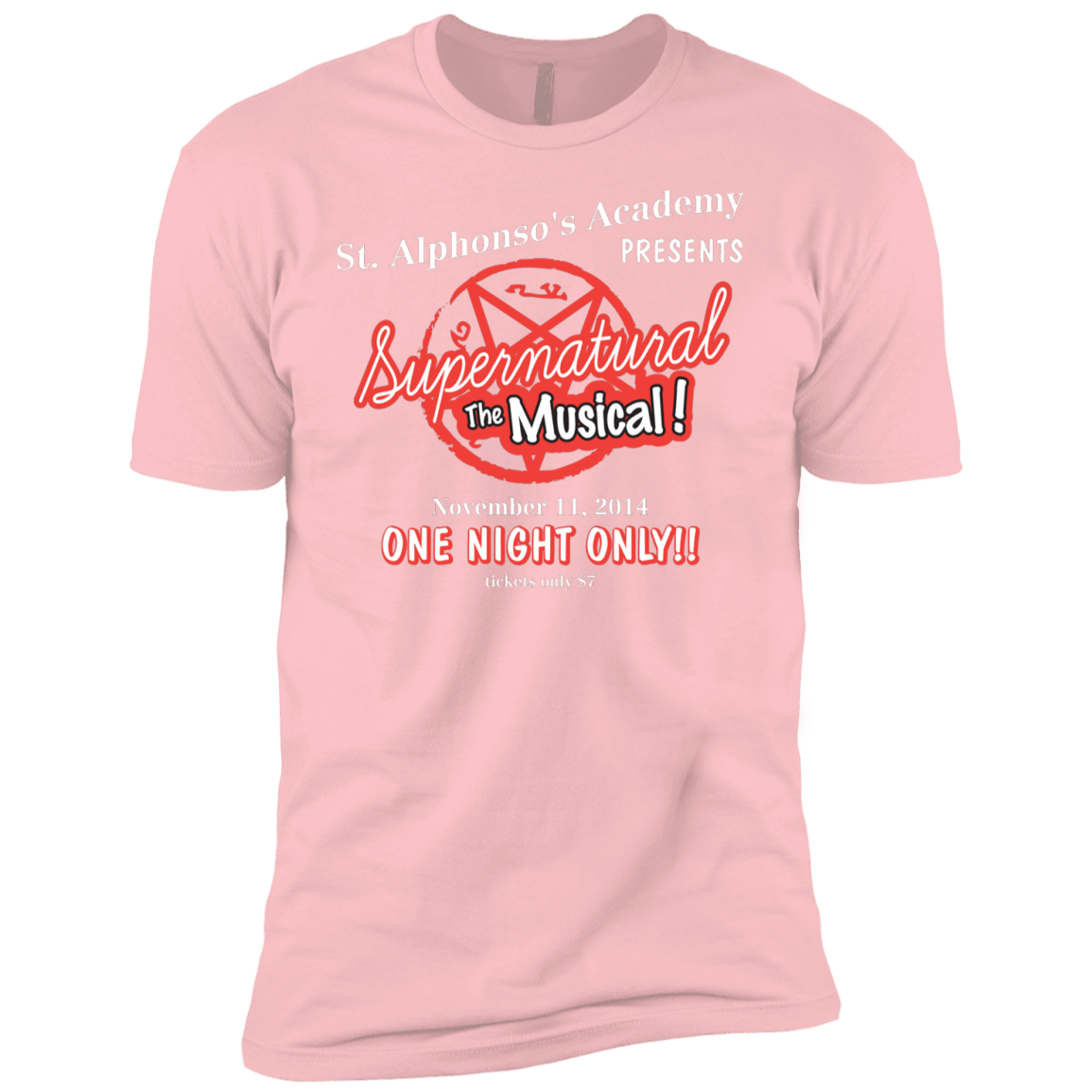 T-Shirts Light Pink / YXS SPN The Musical Boys Premium T-Shirt