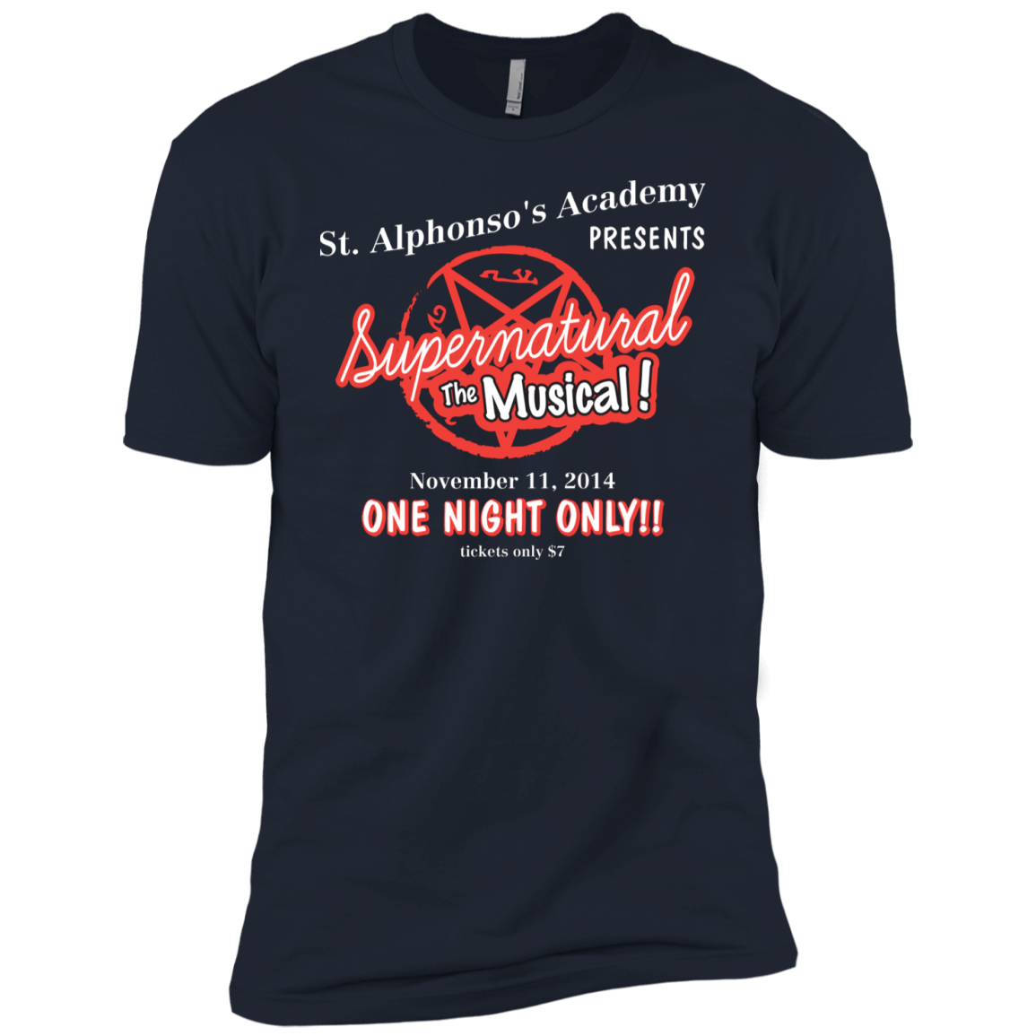 T-Shirts Midnight Navy / YXS SPN The Musical Boys Premium T-Shirt