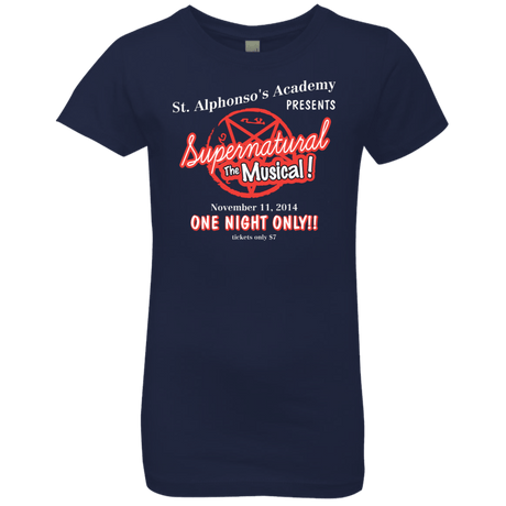 T-Shirts Midnight Navy / YXS SPN The Musical Girls Premium T-Shirt
