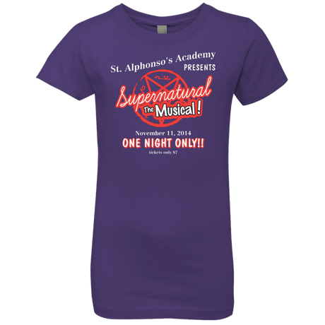 T-Shirts Purple Rush / YXS SPN The Musical Girls Premium T-Shirt