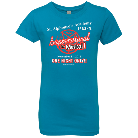T-Shirts Turquoise / YXS SPN The Musical Girls Premium T-Shirt