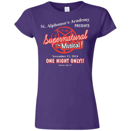 T-Shirts Purple / S SPN The Musical Junior Slimmer-Fit T-Shirt