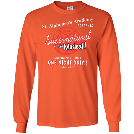 T-Shirts Orange / S SPN The Musical Men's Long Sleeve T-Shirt