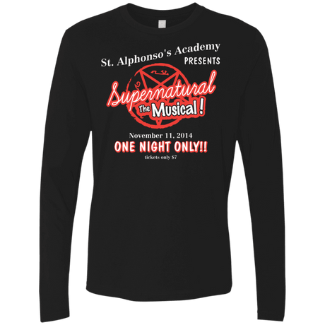 T-Shirts Black / S SPN The Musical Men's Premium Long Sleeve