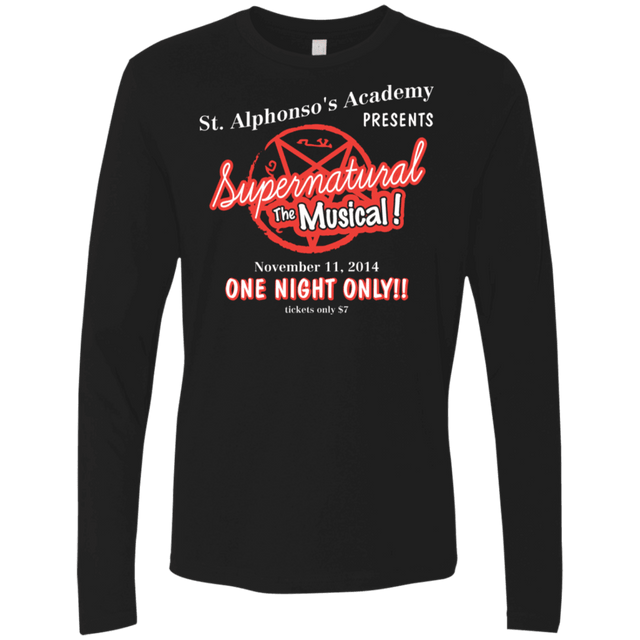 T-Shirts Black / S SPN The Musical Men's Premium Long Sleeve