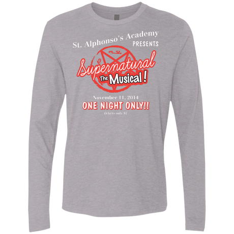 T-Shirts Heather Grey / S SPN The Musical Men's Premium Long Sleeve