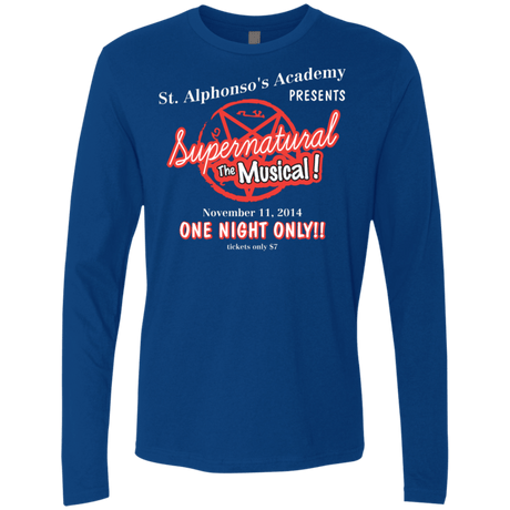 T-Shirts Royal / S SPN The Musical Men's Premium Long Sleeve