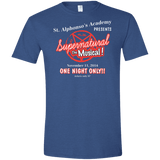 T-Shirts Heather Royal / X-Small SPN The Musical Men's Semi-Fitted Softstyle