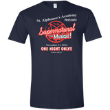 T-Shirts Navy / X-Small SPN The Musical Men's Semi-Fitted Softstyle