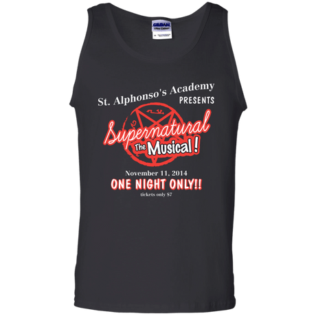 T-Shirts Black / S SPN The Musical Men's Tank Top