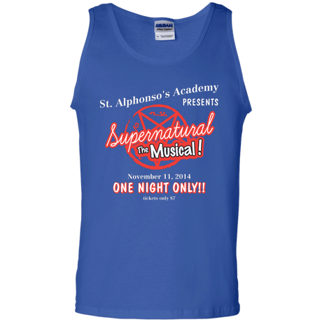 T-Shirts Royal / S SPN The Musical Men's Tank Top