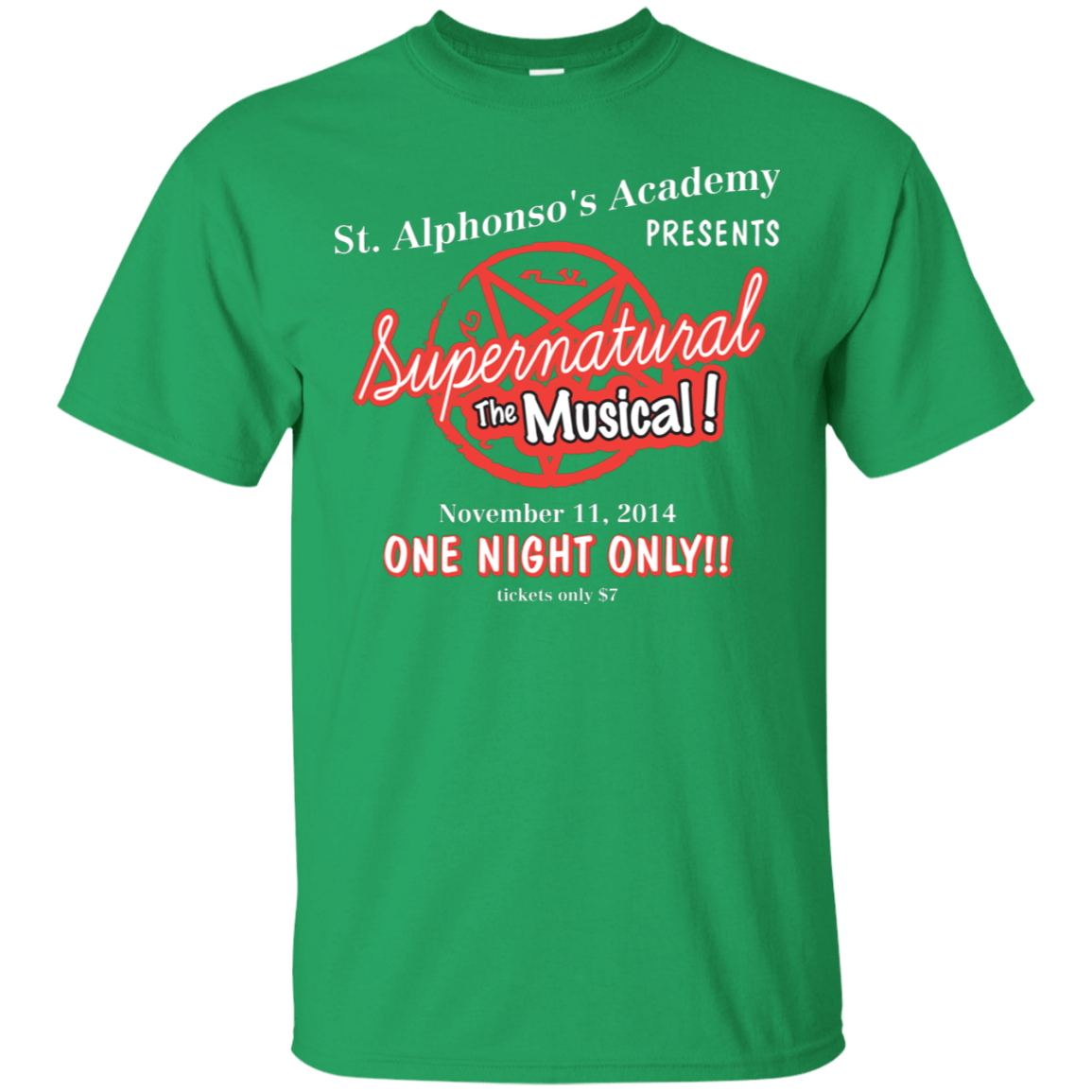 T-Shirts Irish Green / S SPN The Musical T-Shirt