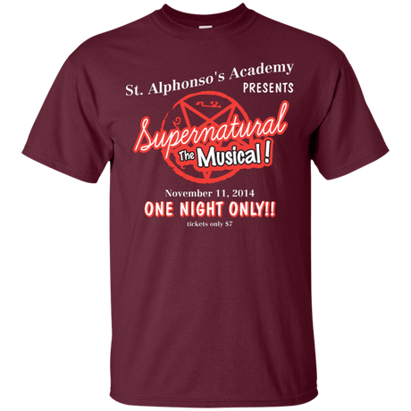 T-Shirts Maroon / S SPN The Musical T-Shirt