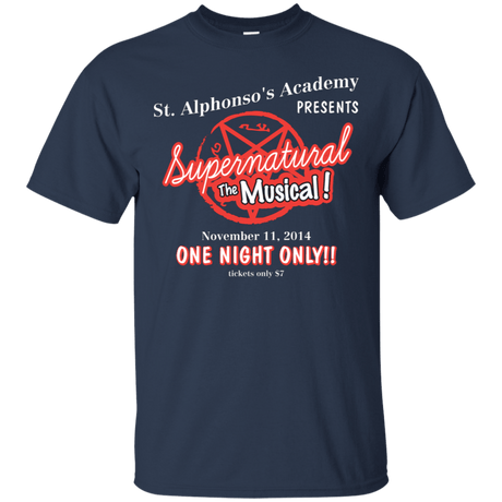 T-Shirts Navy / S SPN The Musical T-Shirt