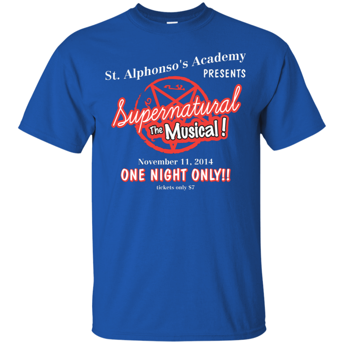 T-Shirts Royal / S SPN The Musical T-Shirt