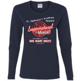 T-Shirts Navy / S SPN The Musical Women's Long Sleeve T-Shirt