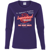 T-Shirts Purple / S SPN The Musical Women's Long Sleeve T-Shirt
