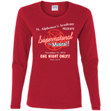 T-Shirts Red / S SPN The Musical Women's Long Sleeve T-Shirt