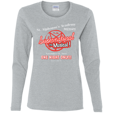 T-Shirts Sport Grey / S SPN The Musical Women's Long Sleeve T-Shirt