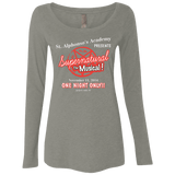 T-Shirts Venetian Grey / S SPN The Musical Women's Triblend Long Sleeve Shirt