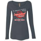 T-Shirts Vintage Navy / S SPN The Musical Women's Triblend Long Sleeve Shirt