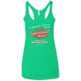 T-Shirts Envy / X-Small SPN The Musical Women's Triblend Racerback Tank