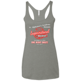 T-Shirts Venetian Grey / X-Small SPN The Musical Women's Triblend Racerback Tank