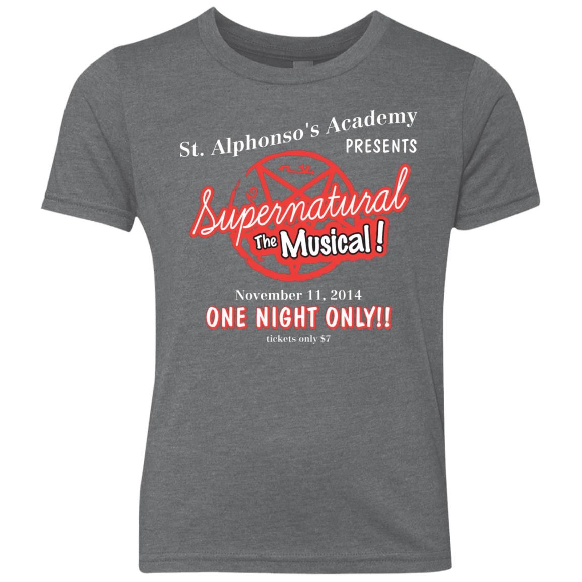 T-Shirts Premium Heather / YXS SPN The Musical Youth Triblend T-Shirt