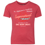 T-Shirts Vintage Red / YXS SPN The Musical Youth Triblend T-Shirt