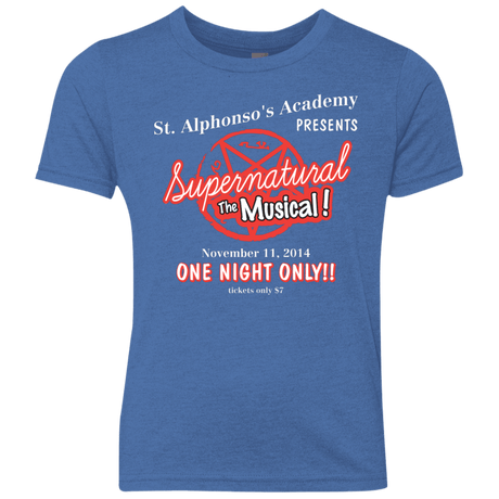 T-Shirts Vintage Royal / YXS SPN The Musical Youth Triblend T-Shirt