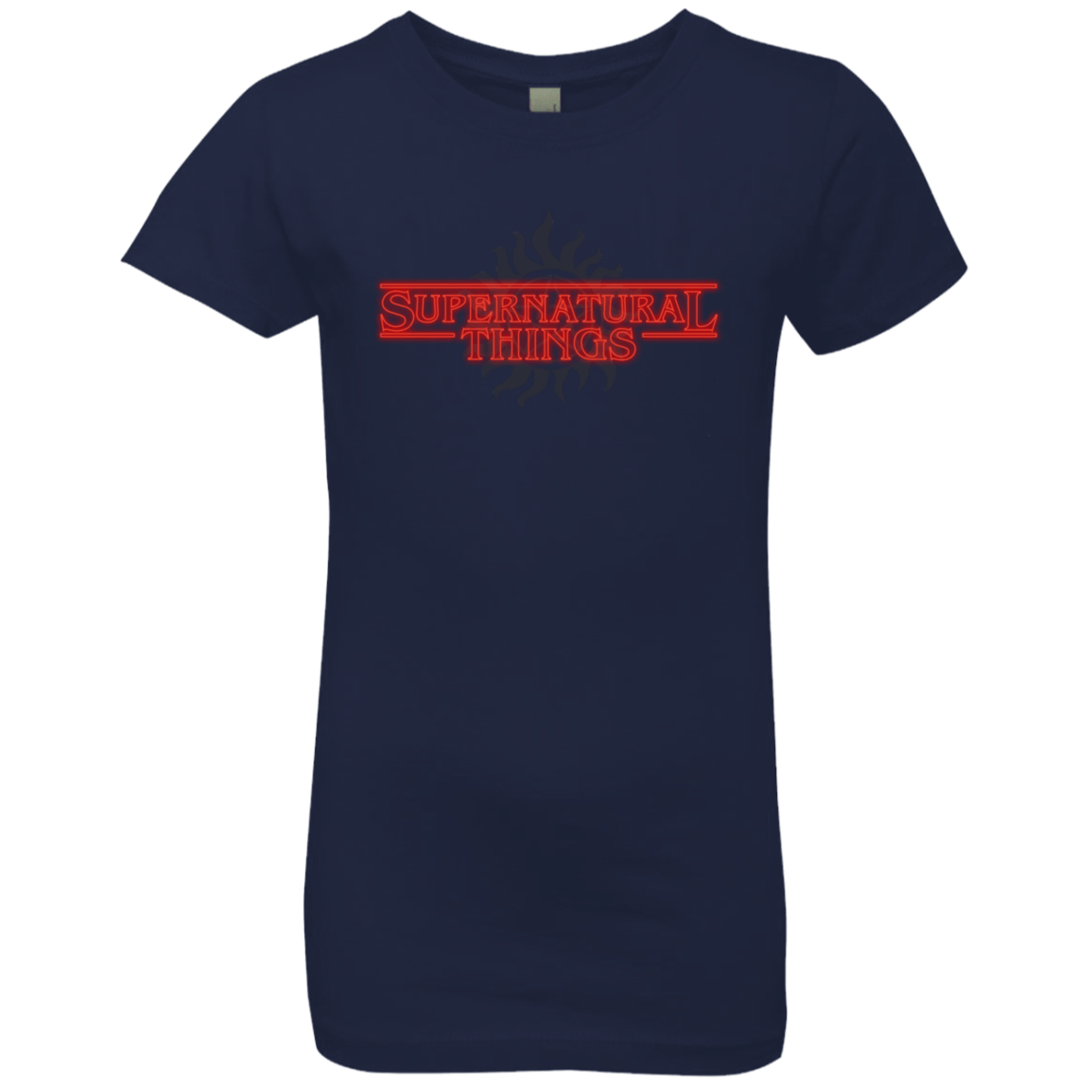 T-Shirts Midnight Navy / YXS SPN Things Girls Premium T-Shirt