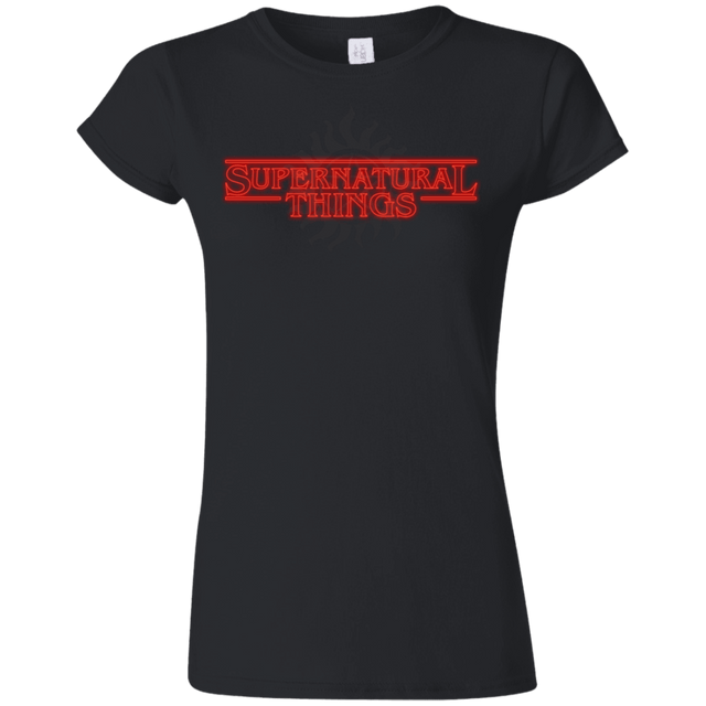 T-Shirts Black / S SPN Things Junior Slimmer-Fit T-Shirt