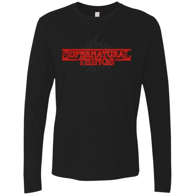T-Shirts Black / S SPN Things Men's Premium Long Sleeve