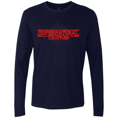 T-Shirts Midnight Navy / S SPN Things Men's Premium Long Sleeve