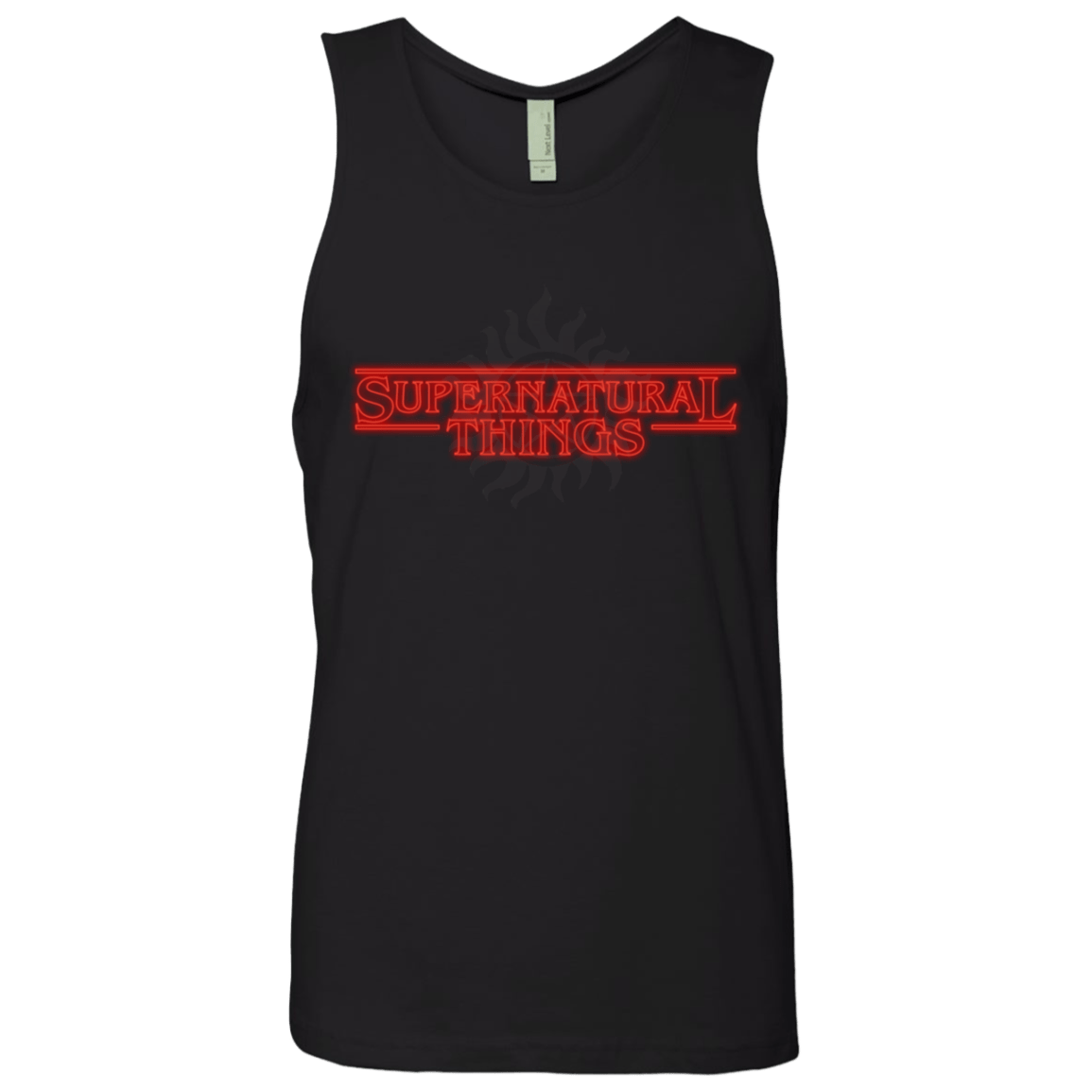 T-Shirts Black / S SPN Things Men's Premium Tank Top