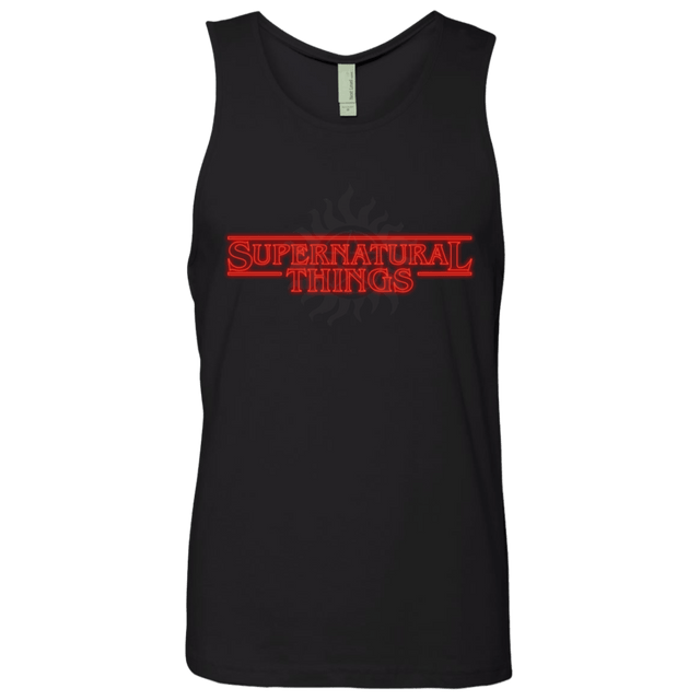 T-Shirts Black / S SPN Things Men's Premium Tank Top